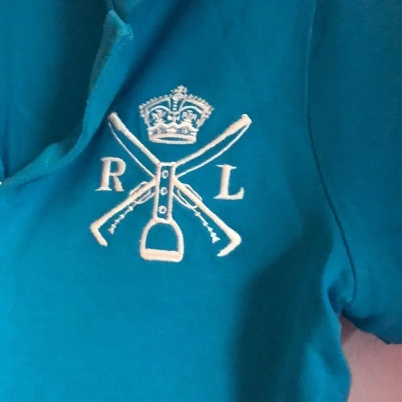 RALPH Lauren bright blue polo - Picture 2 of 6